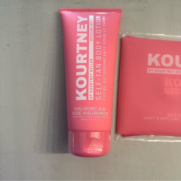 Kourtney Kellar Medium Self-Tan Lotion & Instant Mousse w/ Application Mitt NWT - Picture 5 of 8